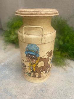 Selling a metal milk jug decoration , painted