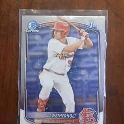 Baseball jj wetherholt 1st bowman card