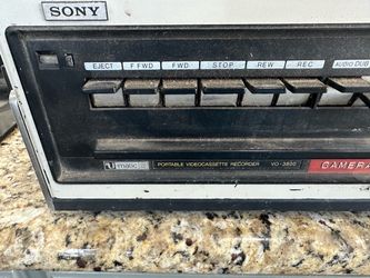 Vintage Umatic 3800 portable videocassette recorder