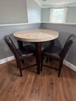 Counter Height Dining Table- 2 Chairs Included