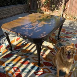 Wood Table And 6 Chairs