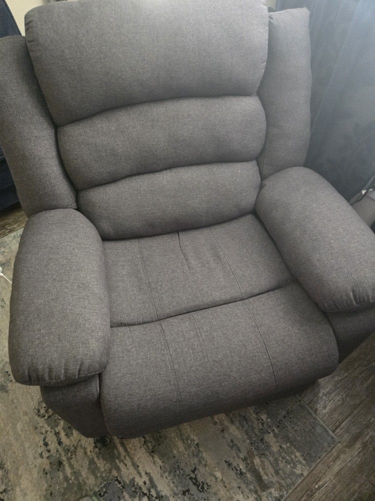 Electric Grey Recliner