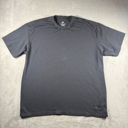 Nike The Nike Tee Men's XL Black Modal Cotton Loose Fit T-Shirt Swoosh #520