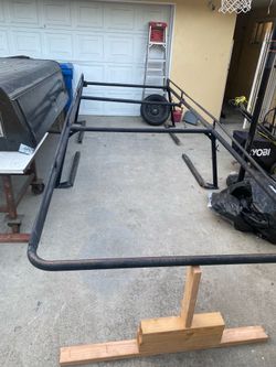 Lumber rack and camper shell
