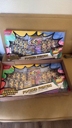 Pokemon Ascended Heroes Focused Fighters Boxes