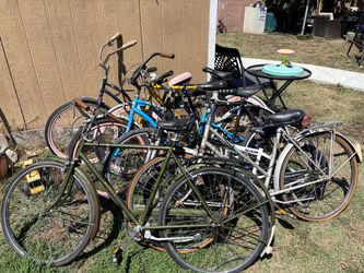 Lot of Used Bicycles – Various Styles