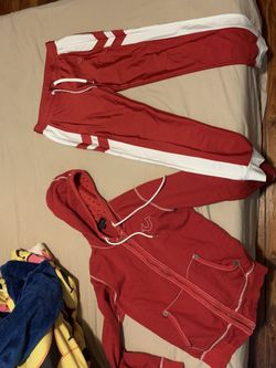 Try religion hoodie and joggers