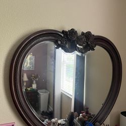 Heart Wood Mirror