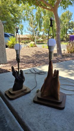 Cypress Knee Lamps