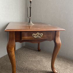 Small Vintage Wood Table 