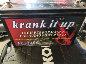 Deep cycle battery 2400 amp