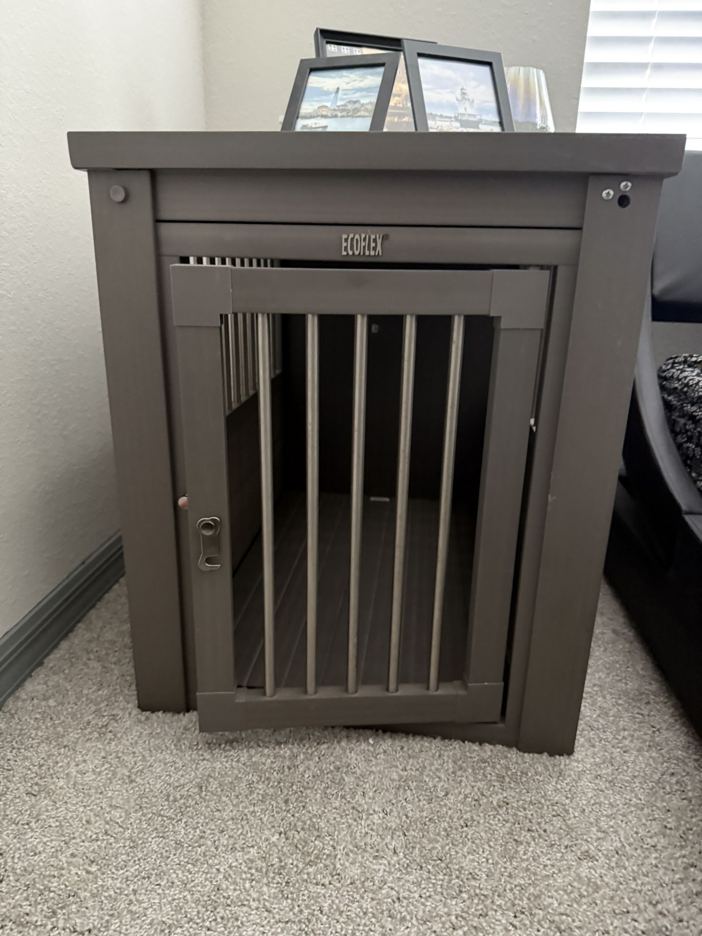 New Age Pet ECOFLEX InnPlace Dog Crate with Stainless Steel 