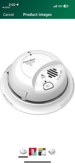 FIRST ALERT Smoke and Carbon Monoxide (CO) Detector Hardwired with 10year Battery Backup,