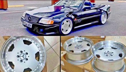 Mercedes Benz AMG Monoblock rims & tires wheels 19 inch staggered 5x112 (4) We Finance