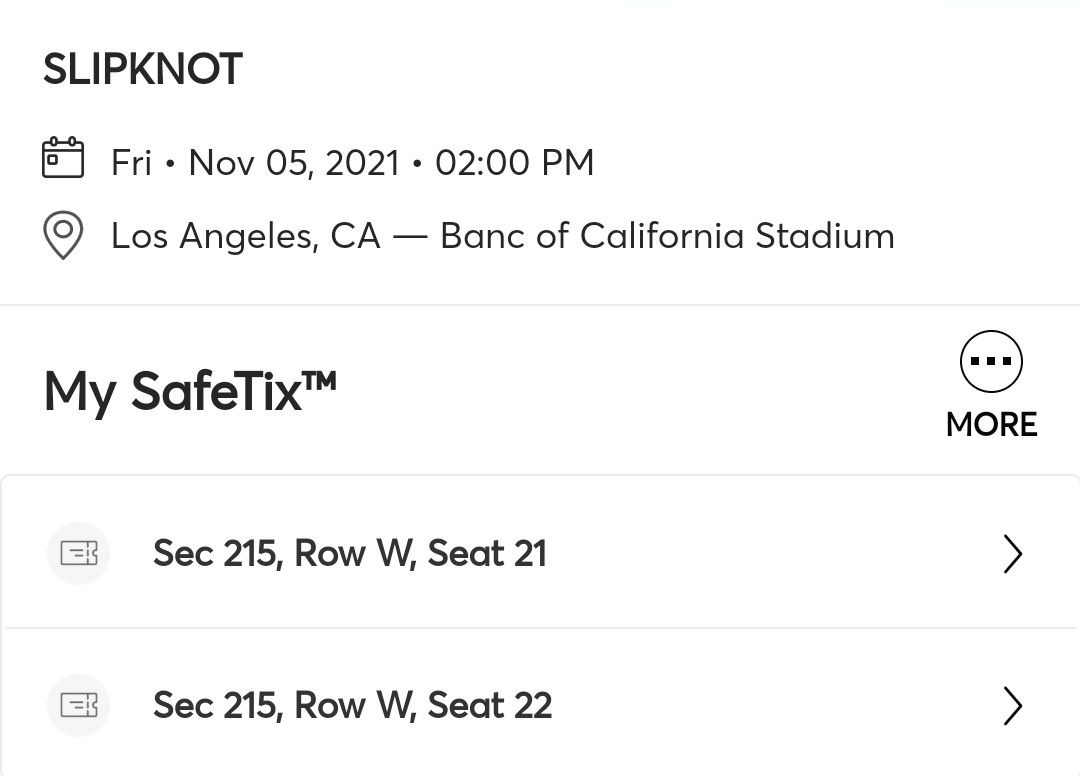 Slipknot @Bank Of California Stadium