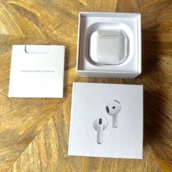 Air Pod Gen 4 (White, Noise cancellation, Transparency, Adaptive)