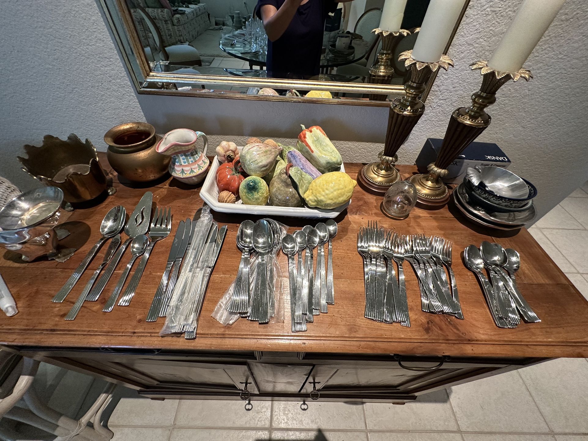 Service For 12 Flatware Plus Hostess Set 