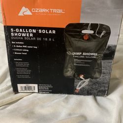 Ozark Trail Outdoor Camping Equipment Solar Shower 5 Gallons NIB