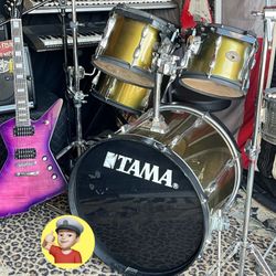 🔥 Tama Drum Set w/New Cymbals 