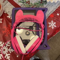 Tablet And Headphones 