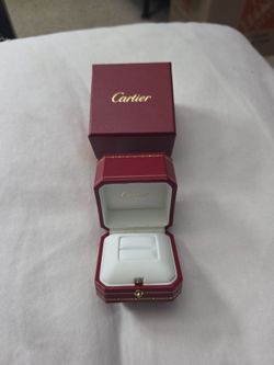 Cartier Empty Ring Box with Outer Box