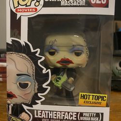 Texas Chainsaw Massacre Leatherface Pretty Woman Mask Funko Pop New