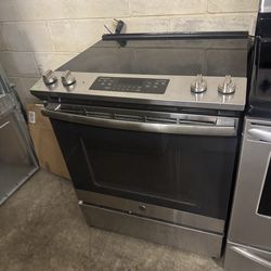 Ge Glass Top Slide In Stove