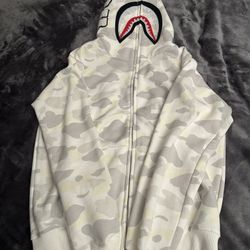 White BAPE Hoodie