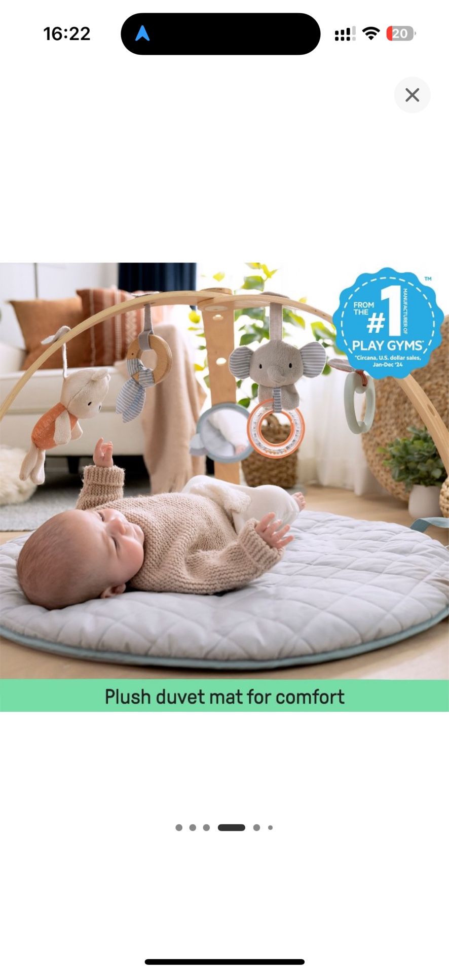 Newborn Washable Play Dome - Retail $69+ Tax