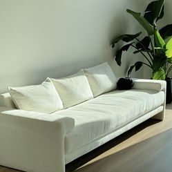 WHITE CB2 COUCH