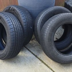 Set of 4 205 65 R15 tires (See Description)