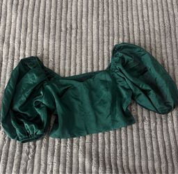 SHEIN Emerald Green blouse