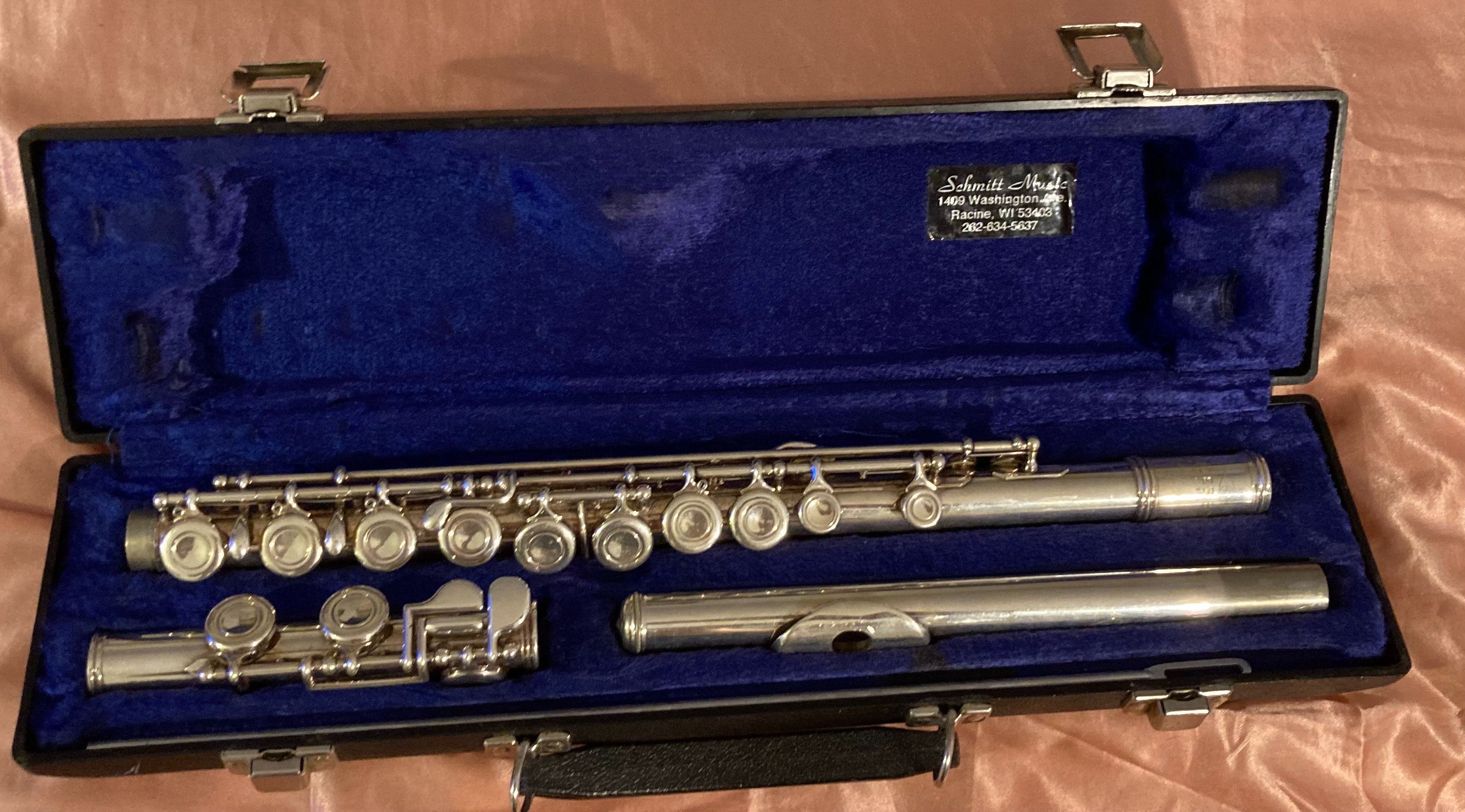 Vintage Musical Instrument, Flute, Emerson, In Hard Case, Music, Notes, Concert, Musical, Practice, Band, Entertainment