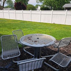 5 Seater Metal Tables For Sale