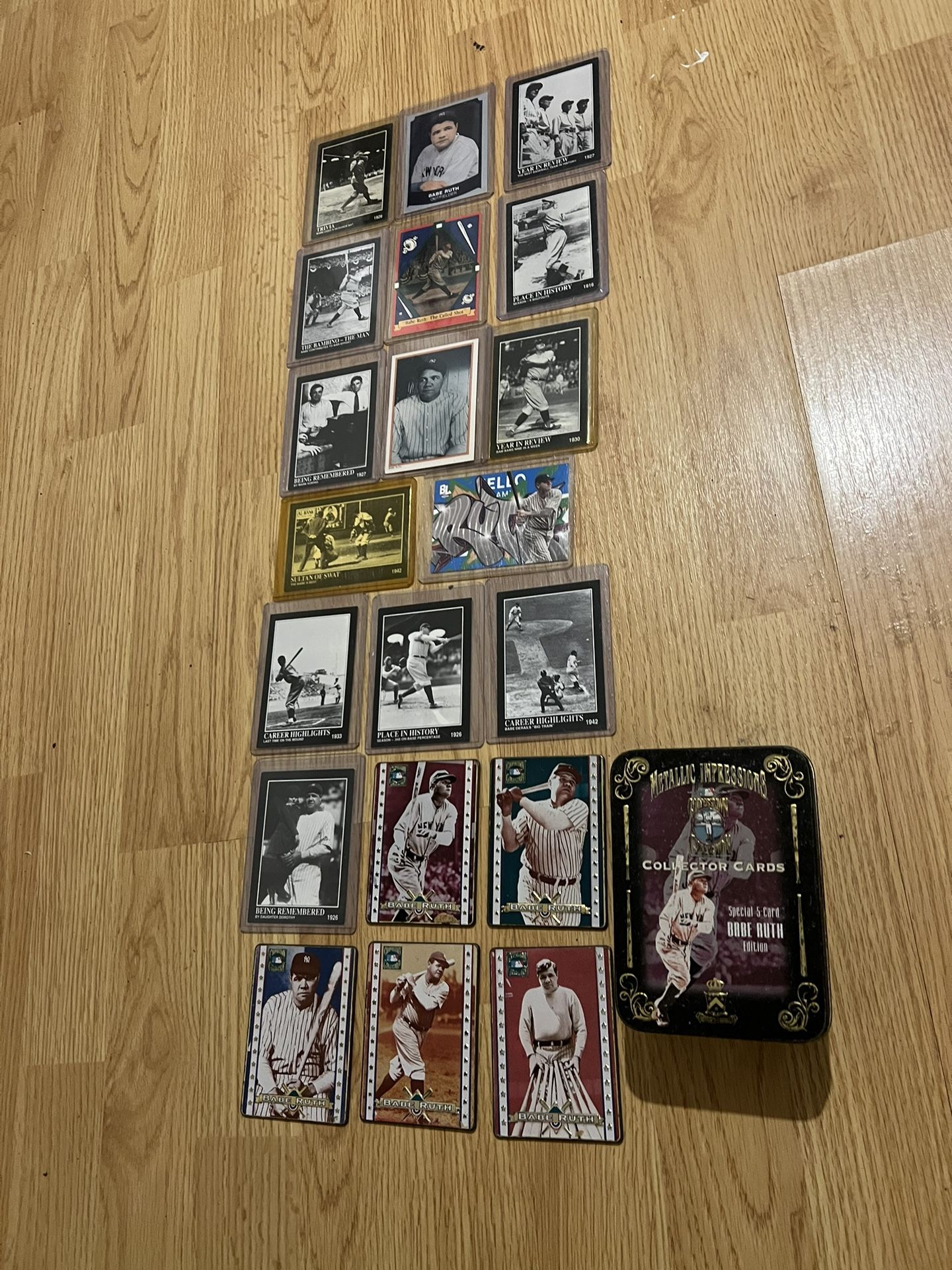Babe Ruth Baseball Card Lot