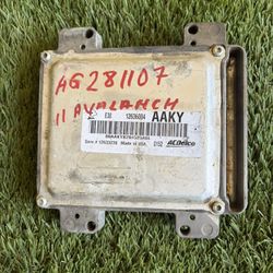 2011 Chevy Avalanche Engine Computer 