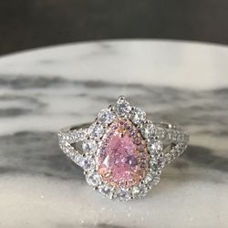 Size 7.5 CZ Fashion Ring 