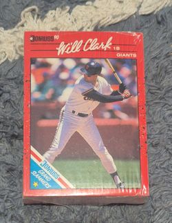 1990 Donruss Will Clark Giants Baseball Card Pack