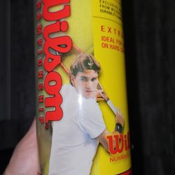  Wilson Championship 3 Tennis Ball Can Extra Duty Felt NEW  Made in USA