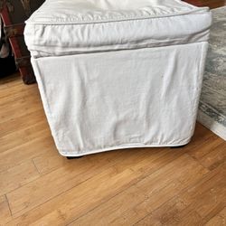 Pottery Barn Ottoman With Storage