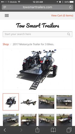 Tow Smart Trailers motorcycle trailer