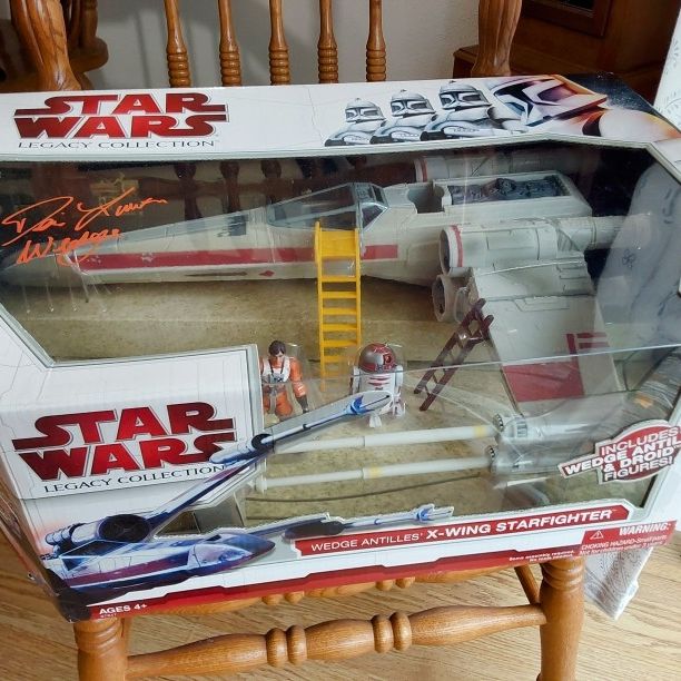 Star Wars Legacy Collection X Starship  ~ Signed By M. 