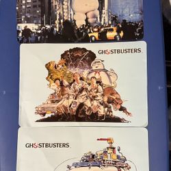 Original Ghostbusters 1984 Set of 3 Paper Table Placemats UK Exclusive Stay Puft