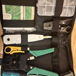 Electrician set/network cable tool kit