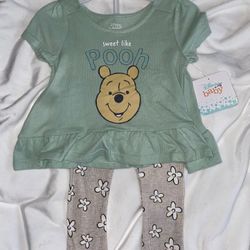 New Winnie The Pooh Baby Outfit