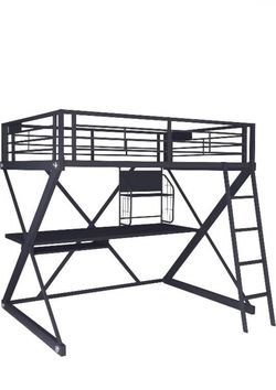 Full Size Loft Bed With Desk