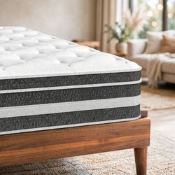 Brand New 14" Hybrid Memory Foam Mattress - Queen - Sealed in Box