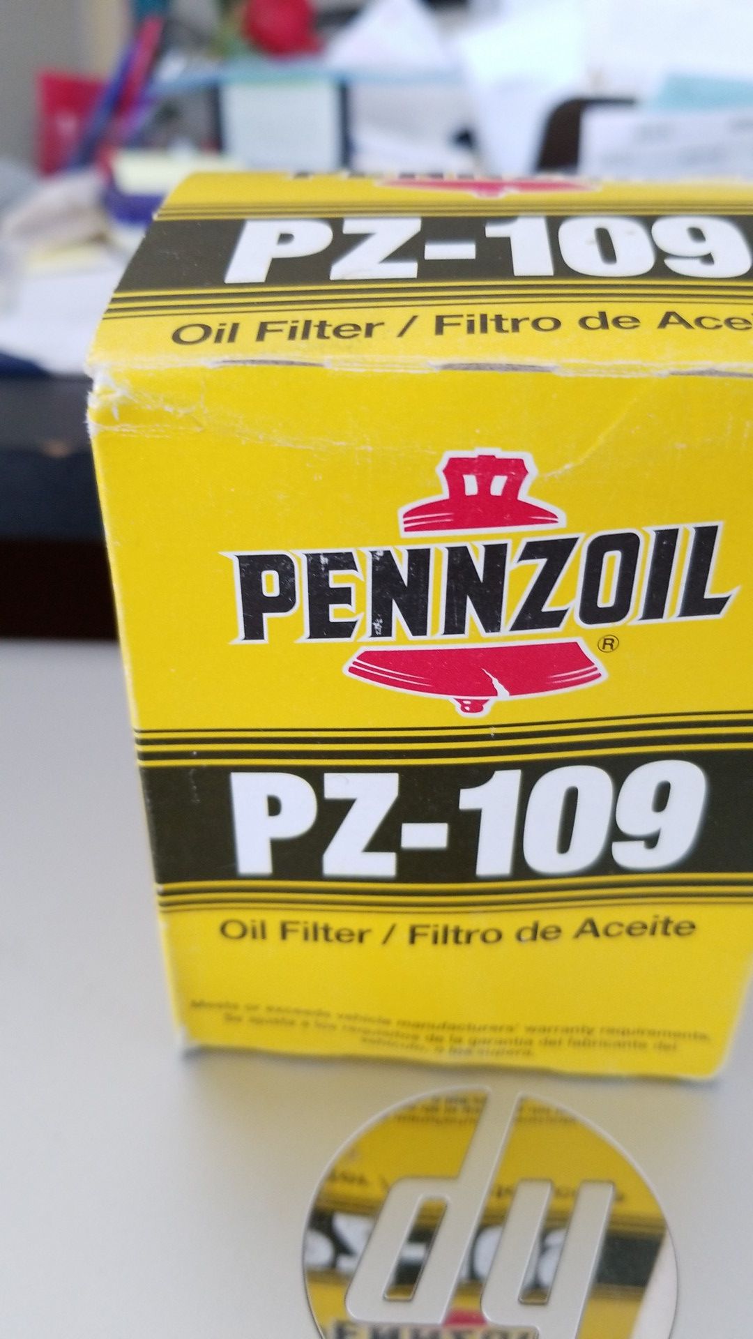 PENZOIL Oil Filter- Model PZ-109