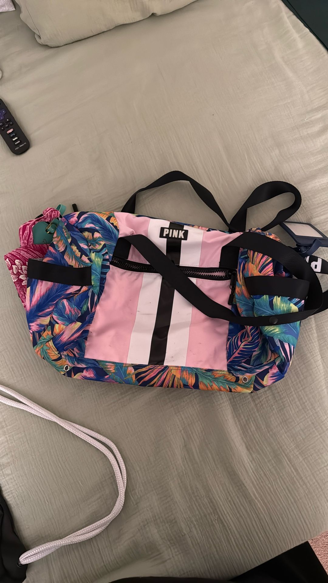 Pink Duffel Bag