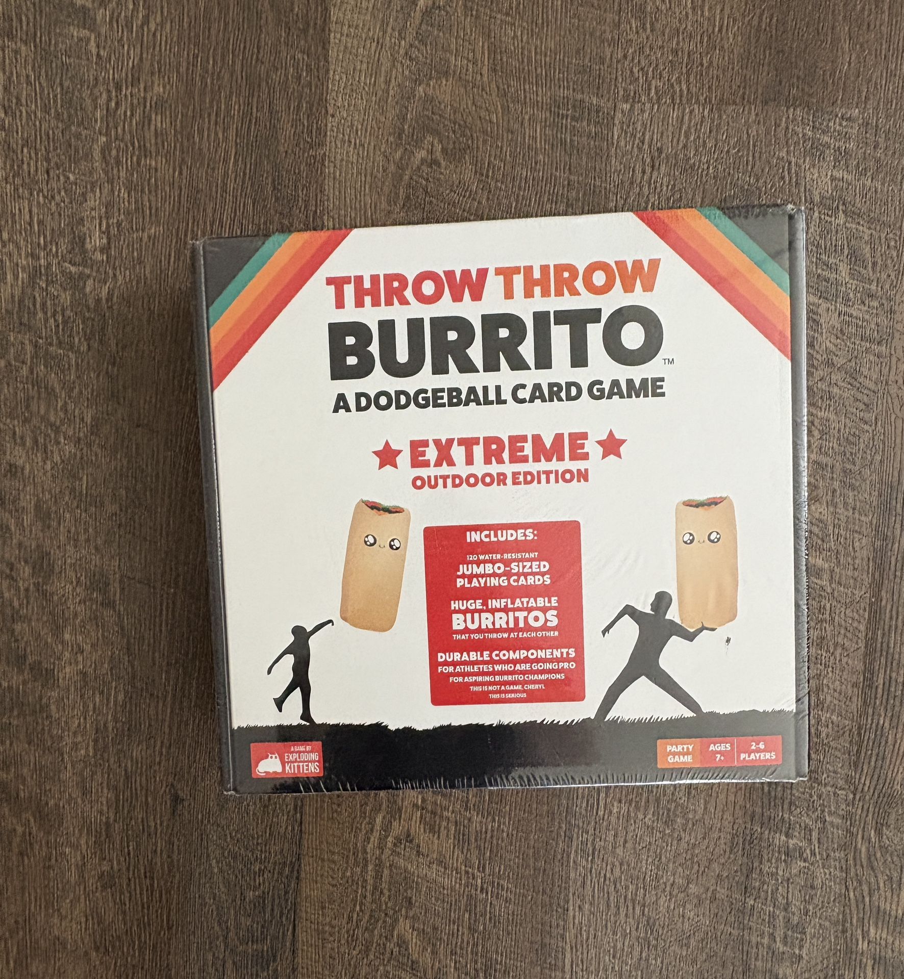 Out Door Throw Throw Burrito Extreme Ed Game 